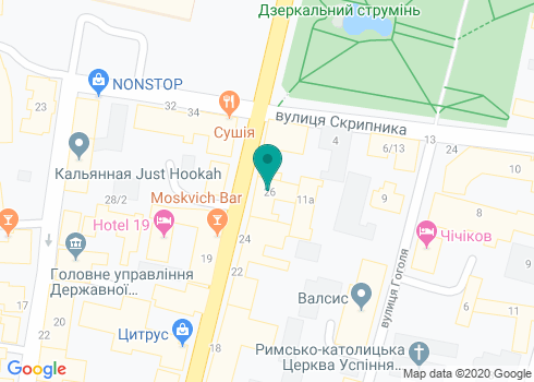 Адвокат Шкода А. И. на карте Адвокат Шкода А. И. на карте