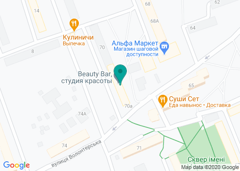 Beauty Bar, студия красоты на карте Beauty Bar, студия красоты на карте