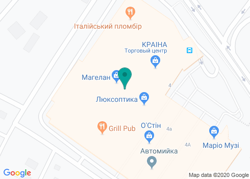 Магазин женского белья «Milavitsa» в ТРЦ «Магелан» на карте Магазин женского белья «Milavitsa» в ТРЦ «Магелан» на карте