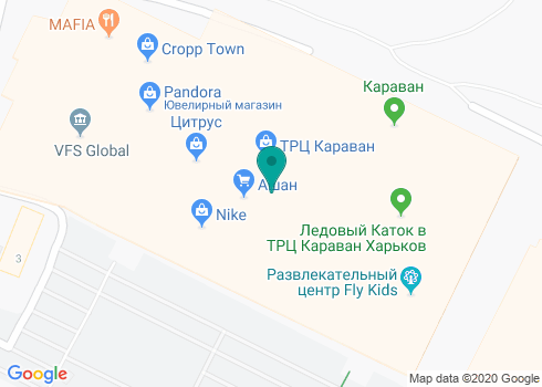 Модная обувь «Centro» на карте Модная обувь «Centro» на карте