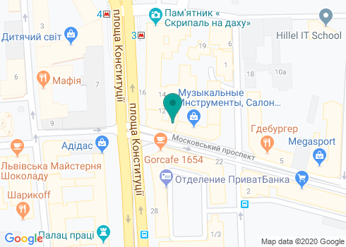 Магазин обуви «Respect» на карте Магазин обуви «Respect» на карте