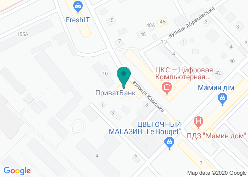 Магазин ТМ «Алеся» на Камской на карте