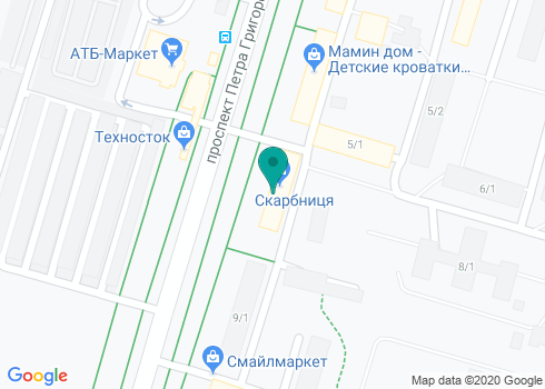 Ломбард «Скарбниця» на пр. Маршала Жукова на карте