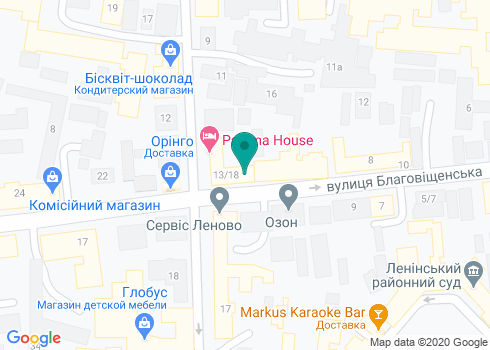Симфония, салон красоты на карте Симфония, салон красоты на карте