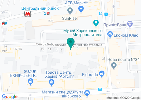 Частный нотариус Дахно Оксана Андреевна на карте Частный нотариус Дахно Оксана Андреевна на карте