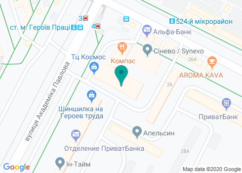 Фитнес-клуб «Малибу» на Героев труда на карте
