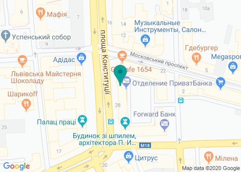 Кафе «Fclub Правильное Питание» на карте Кафе «Fclub Правильное Питание» на карте