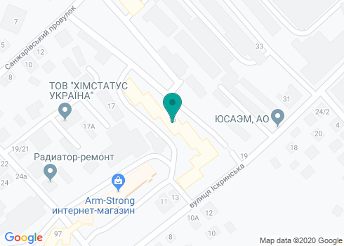 Кабинет массажа «Майстерня естетичного здоров'я» на карте Кабинет массажа «Майстерня естетичного здоров'я» на карте