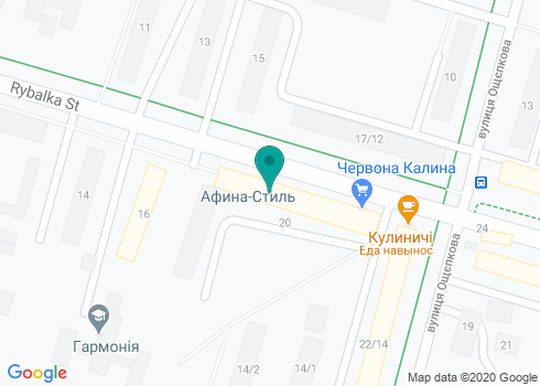 Афина-Стиль, салон красоты на Рыбалко на карте