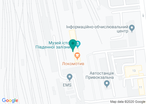 Кафе «Локомотив» на карте Кафе «Локомотив» на карте