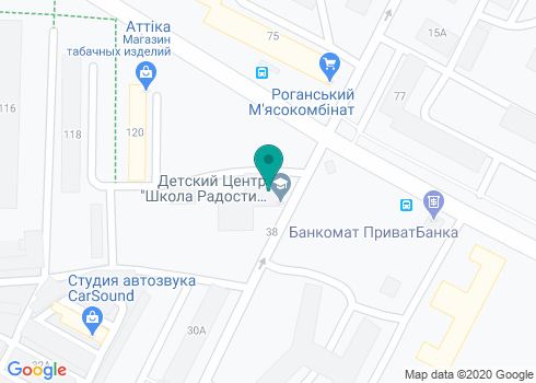 Детский центр «Сад Солнечный» на карте Детский центр «Сад Солнечный» на карте