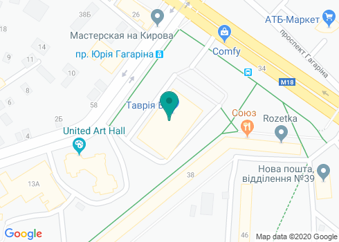 Школа танцевальных искусств «Маюра Данс» на карте