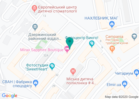 Mirax Sapphire Boutique Hotel на карте Mirax Sapphire Boutique Hotel на карте