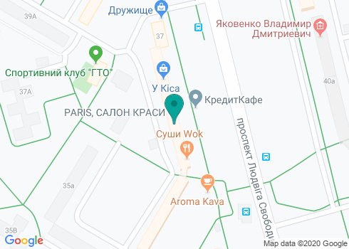 Частный нотариус Череватенко Ольга Николаевна на карте Частный нотариус Череватенко Ольга Николаевна на карте