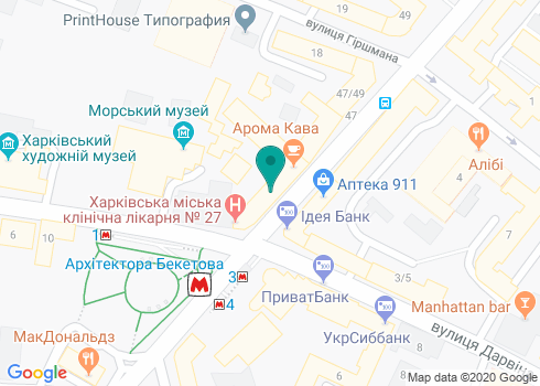 Видеооператор в Харькове Денис Фатьянов на карте