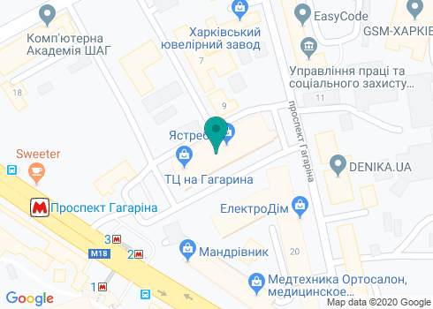 Студия современного танца «All Stars Dance Centre» на Гагарина на карте
