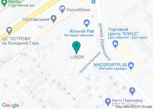 Luxor, салон красоты на карте