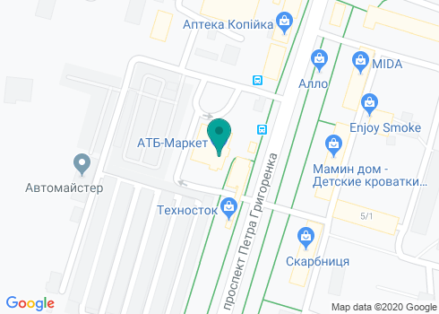 Магазин № 551 «АТБ-Маркет» на карте Магазин № 551 «АТБ-Маркет» на карте