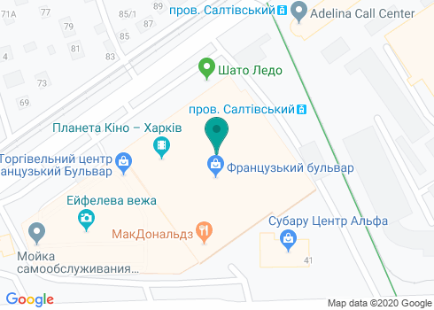 Оптика «Люксоптика» в ТРЦ Французский бульвар на карте