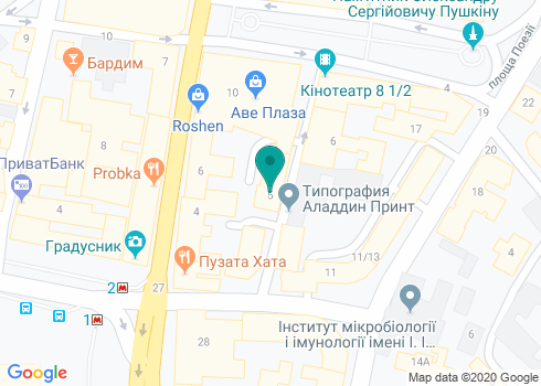 Кабинет контактной коррекции «Ювента» на карте
