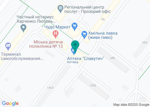 Аптека Славутич №10 на карте