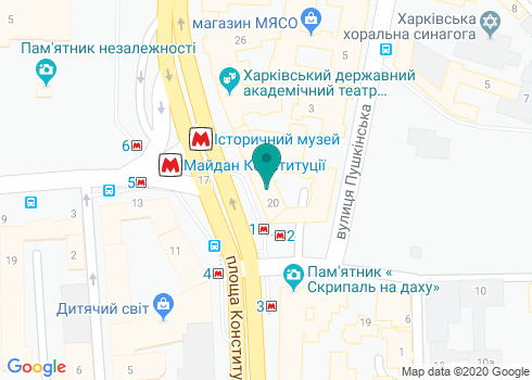 Аптека ПРАТ «Харківаптека-2» на карте Аптека ПРАТ «Харківаптека-2» на карте