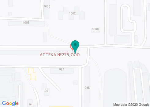 Аптека № 275 на карте Аптека № 275 на карте