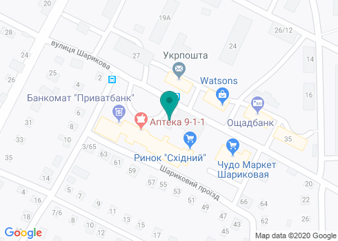 Сеть аптек «Меди-Ф» на карте