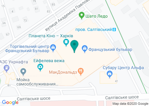 Спортивный клуб каратэ «Бушидо Харьков» на карте