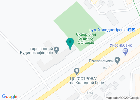 Малибу, фитнес-клуб на Холодной Горе на карте