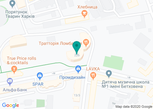 Частный нотариус Скорбач Яна Сергеевна на карте