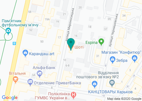 Кафе «Шоти» на Мироносицкой на карте