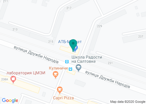Магазин № 1038 «АТБ-Маркет» на карте Магазин № 1038 «АТБ-Маркет» на карте