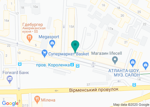 Стоматологический кабинет «Адент» на карте