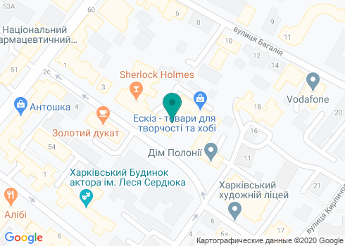 Копировальный центр «Копі-А» на карте Копировальный центр «Копі-А» на карте