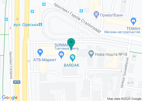 City Golf, развлекательный клуб светящегося минигольфа на карте