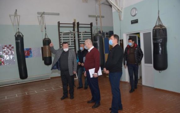 Евгений Грицков посетил Школу высшего спортивного мастерства Евгений Грицков посетил Школу высшего спортивного мастерства