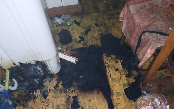 Харьковская область: во время ликвидации пожара пожарными был спасен мужчина Харьковская область: во время ликвидации пожара пожарными был спасен мужчина