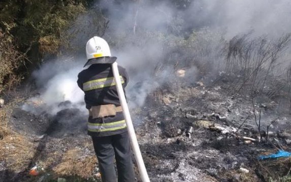 Открытого огня на месте пожара в Двуречанском районе нет Открытого огня на месте пожара в Двуречанском районе нет