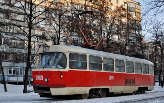 Снегопад не повлиял на работу электротранспорта в Харькове Снегопад не повлиял на работу электротранспорта в Харькове