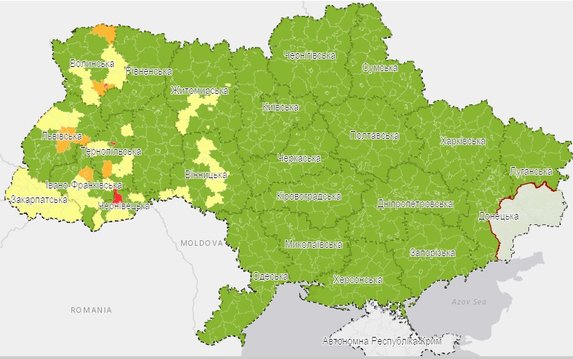 Харьковская область - в «зеленой» зоне карантина Харьковская область - в «зеленой» зоне карантина