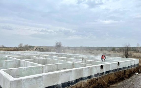 В Малиновке продолжается реконструкция очистных сооружений В Малиновке продолжается реконструкция очистных сооружений