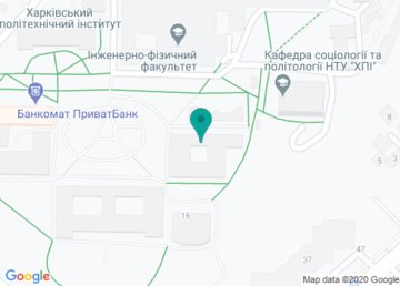 Учебно-научный институт химических технологий и инженерии НТУ «ХПИ» на карте Учебно-научный институт химических технологий и инженерии НТУ «ХПИ» на карте