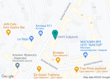 Червонозаводская автошкола, филиал на карте