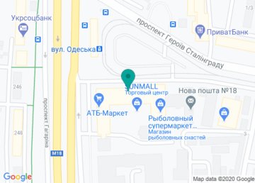 Харьковский автокомбинат, автошкола на Одесской на карте Харьковский автокомбинат, автошкола на Одесской на карте