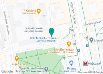 Антошка, детская парикмахерская на Научной на карте Антошка, детская парикмахерская на Научной на карте