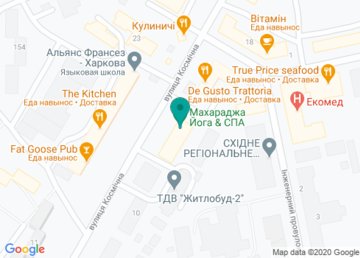 Махараджа, SPA центр и Yoga bar на карте