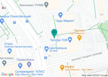 ProStor, сеть магазинов на карте ProStor, сеть магазинов на карте