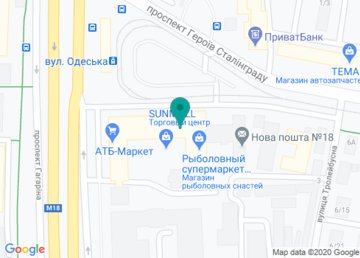 Sun Rise, солярий-клуб на Одесской на карте Sun Rise, солярий-клуб на Одесской на карте