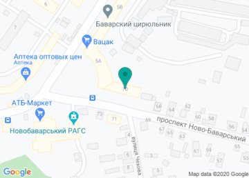 Абрикос, салон красоты на Баварии на карте Абрикос, салон красоты на Баварии на карте